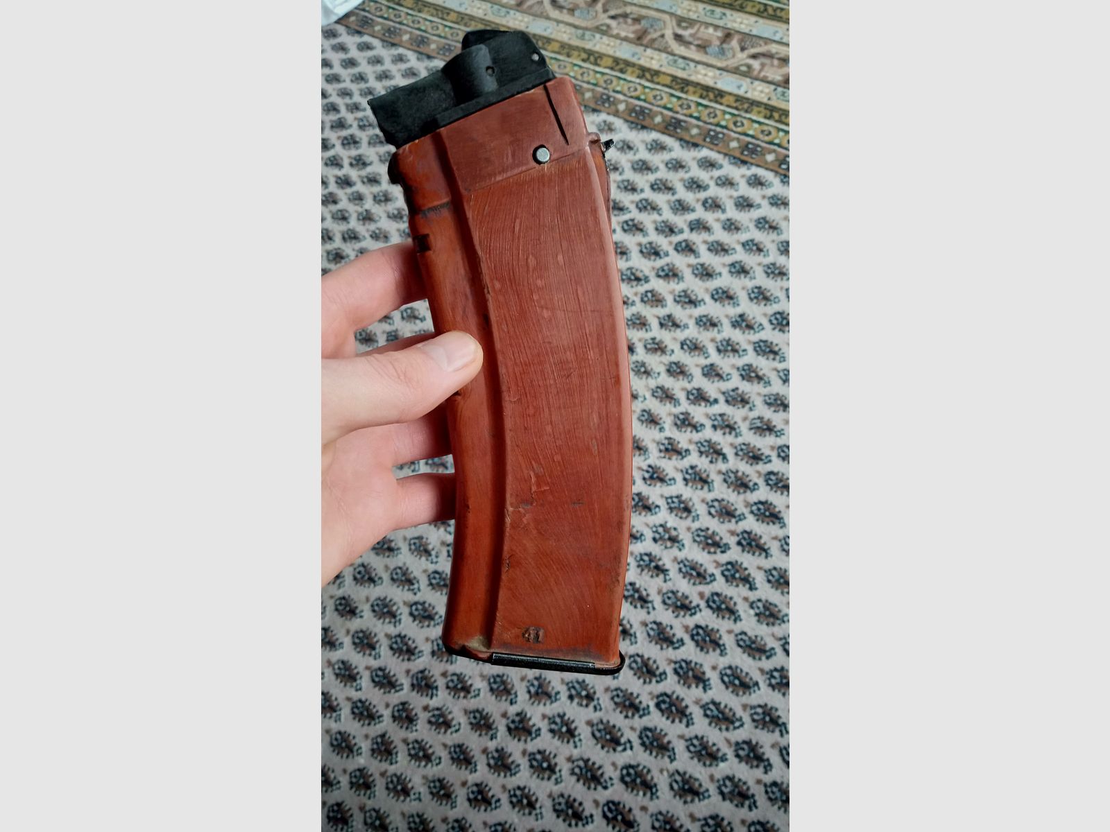 Full steel Co2 Yunker AKS-74u decoration from MWM Gillmann with real parts optionally with decoration plum // AKSU Krinkov / russian-guns-de / 4.5mm BB