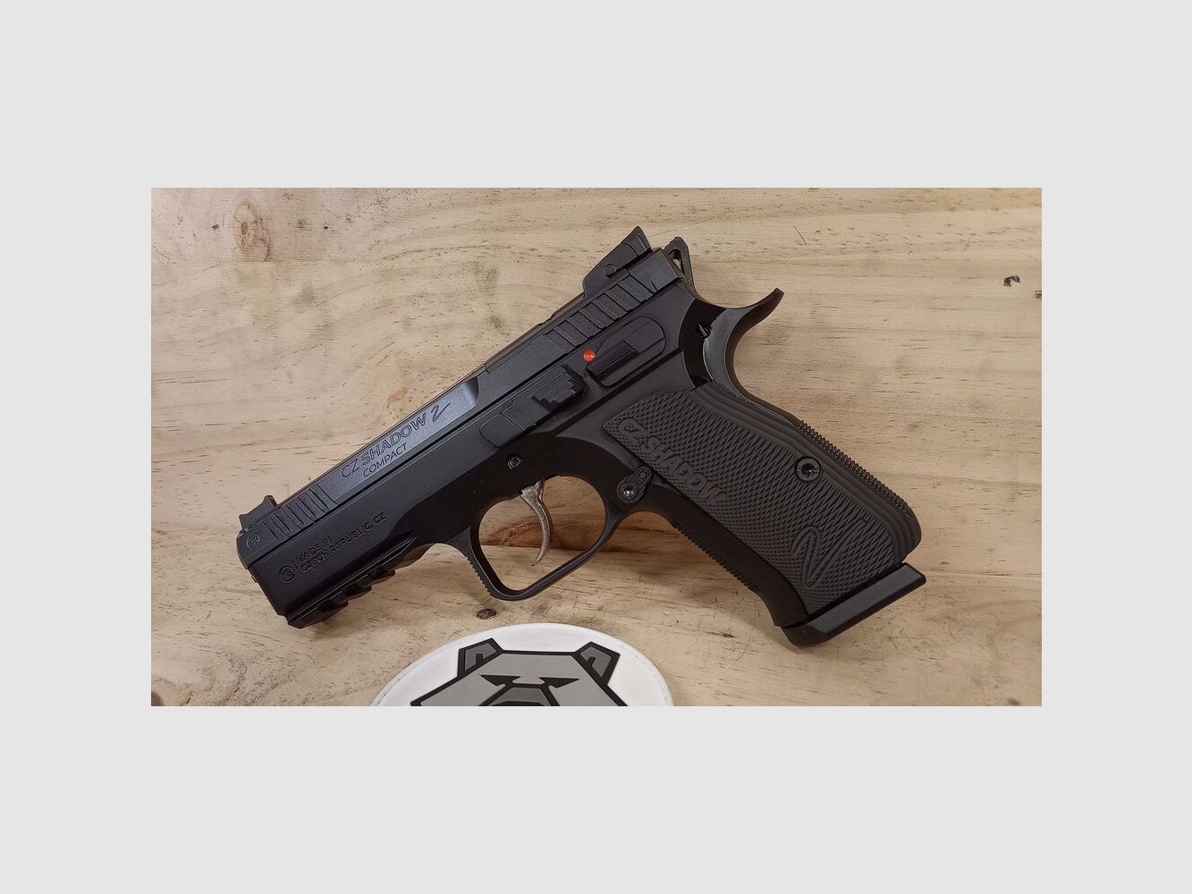 PISTOLA CZ SHADOW II COMPACT O FULL BLACK CUSTOM CAL 9x19, imagen 3 de 3