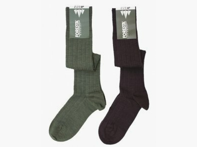 Chaussettes montantes toute l'année 39 olive