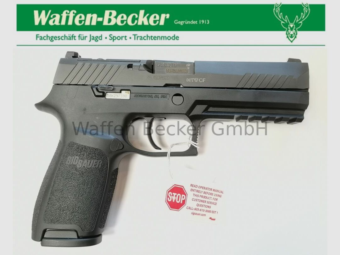 SIG-Sauer SIG-Sauer P320 Full Size OR 17 coups, cal. 9mm Luger, noir