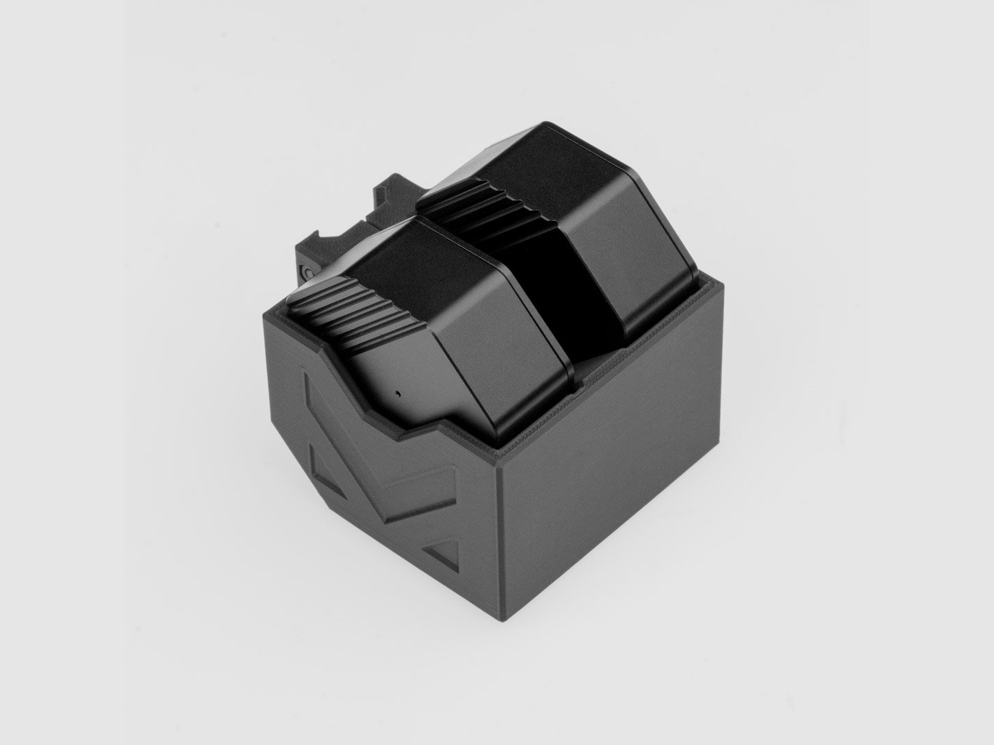 Bundle – MAG HOLDER | DOUBLE + Magazin AEA MEGALODON | CNC - ALUMINIUM | Cal.50 | 10 Schuss