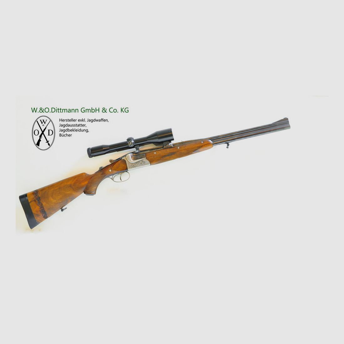Merkel double-barreled rifle Mod. Kontrabock - 5.6x52 and R-16/70