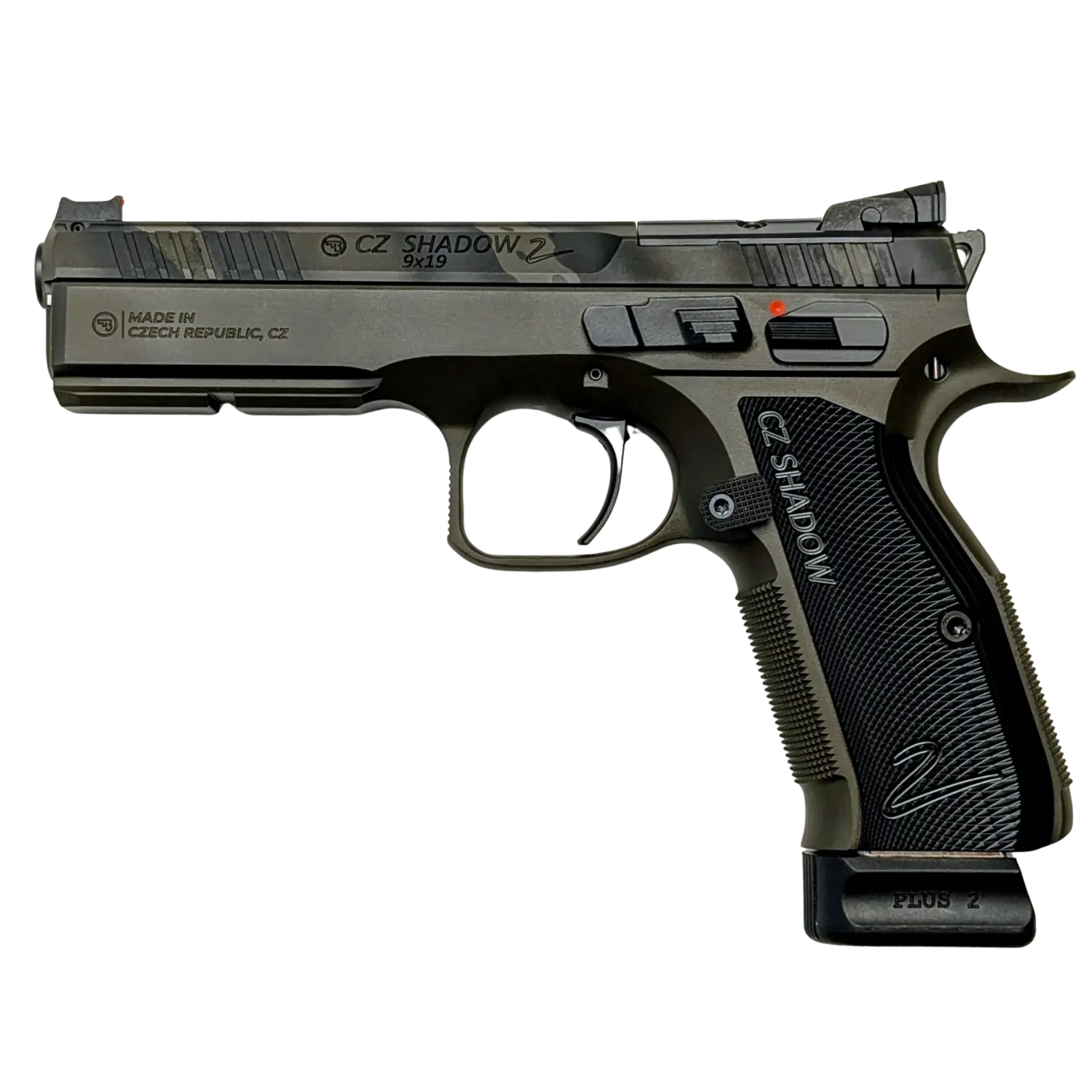 CZ Shadow 2 SA Optics Ready Olive Camo Kaliber 9mm Luger
