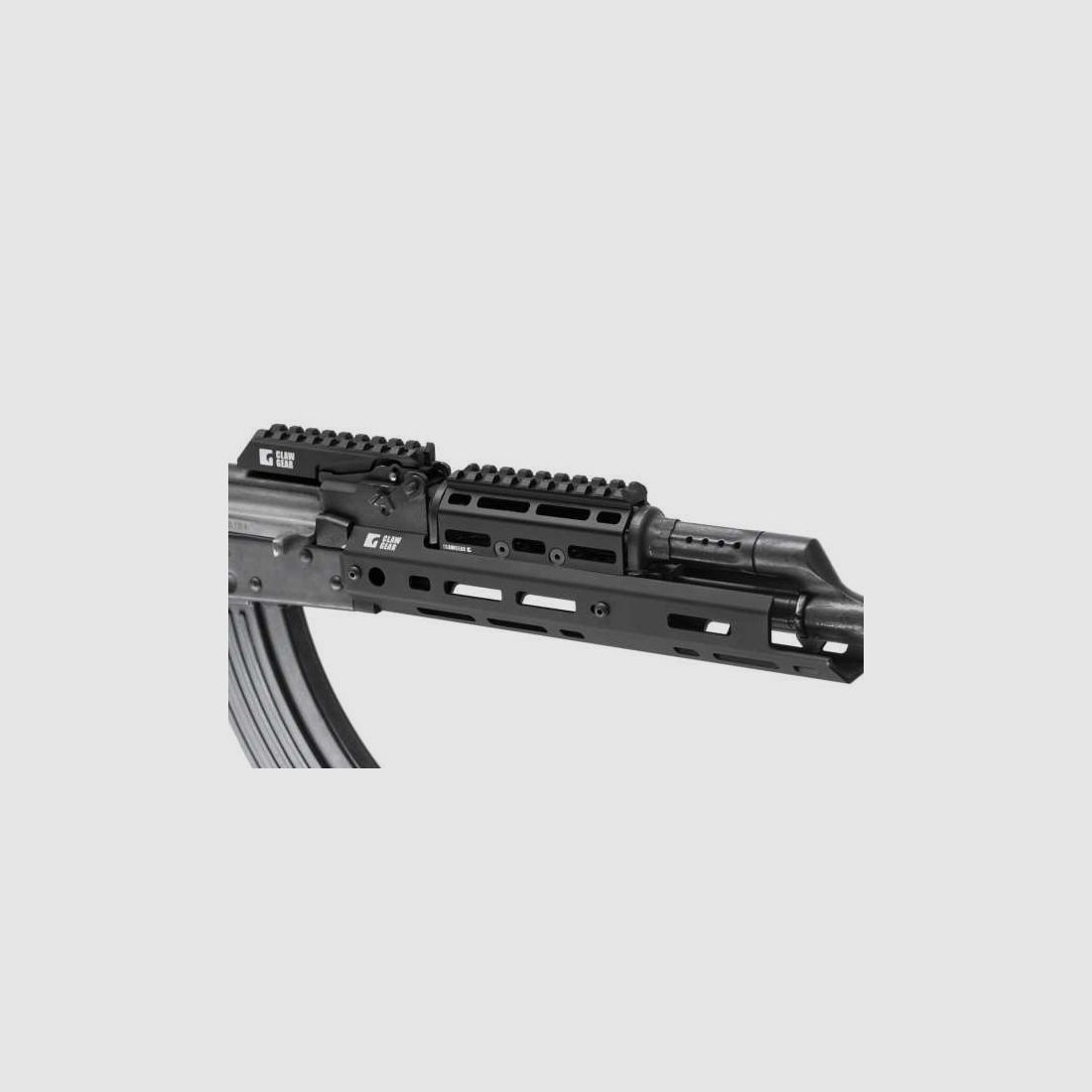 Clawgear AK47 Gas Tube Cover Abdeckung mit Picatinny