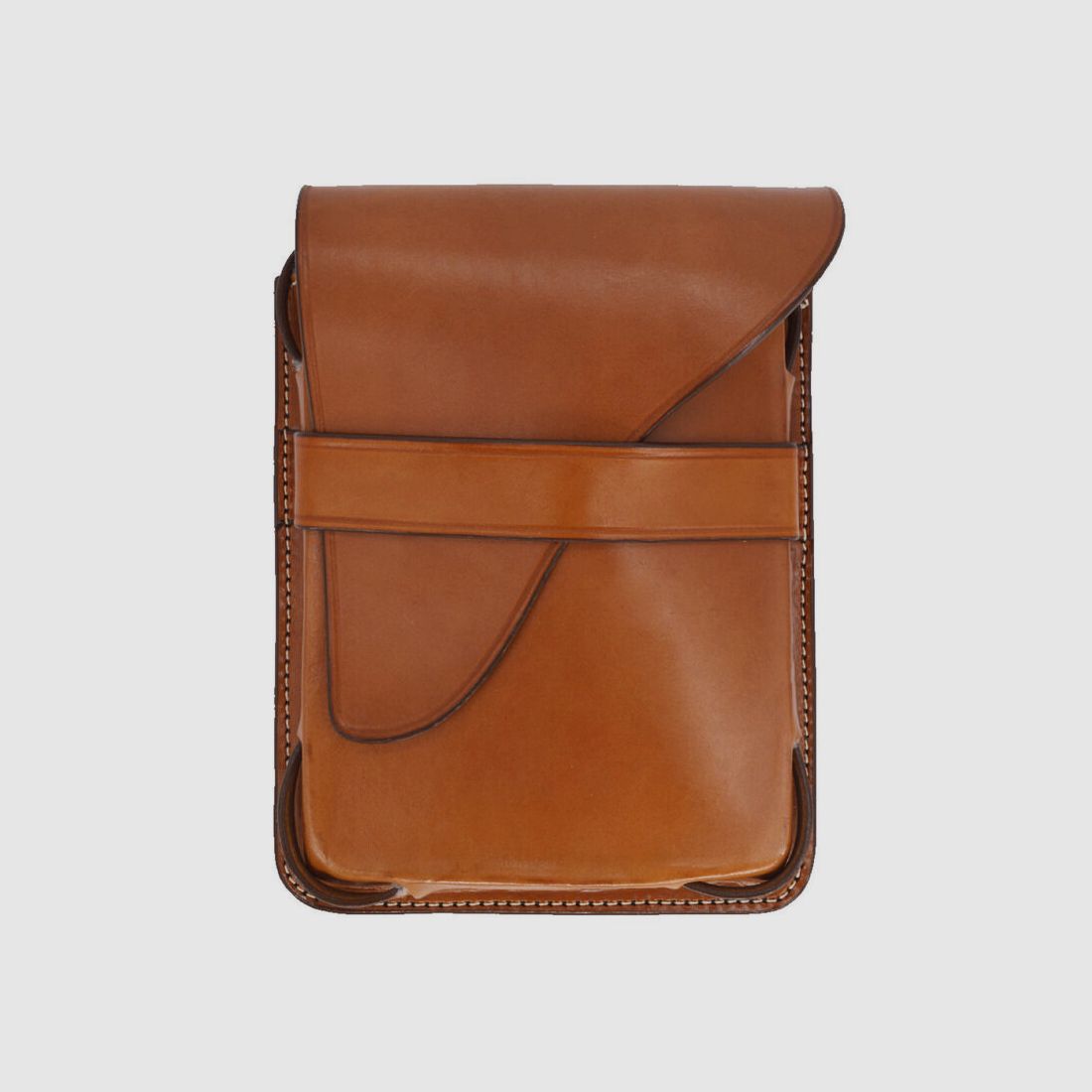Triple K Tablettasche m/Trageriemen braun