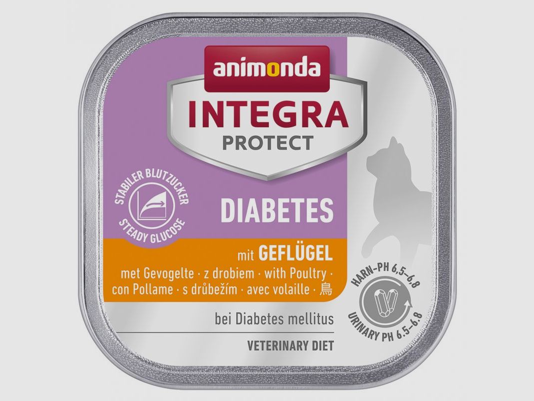 Animonda Katzen Nassfutter INTEGRA PROTECT Diabetes Adult mit Geflügel 100 g