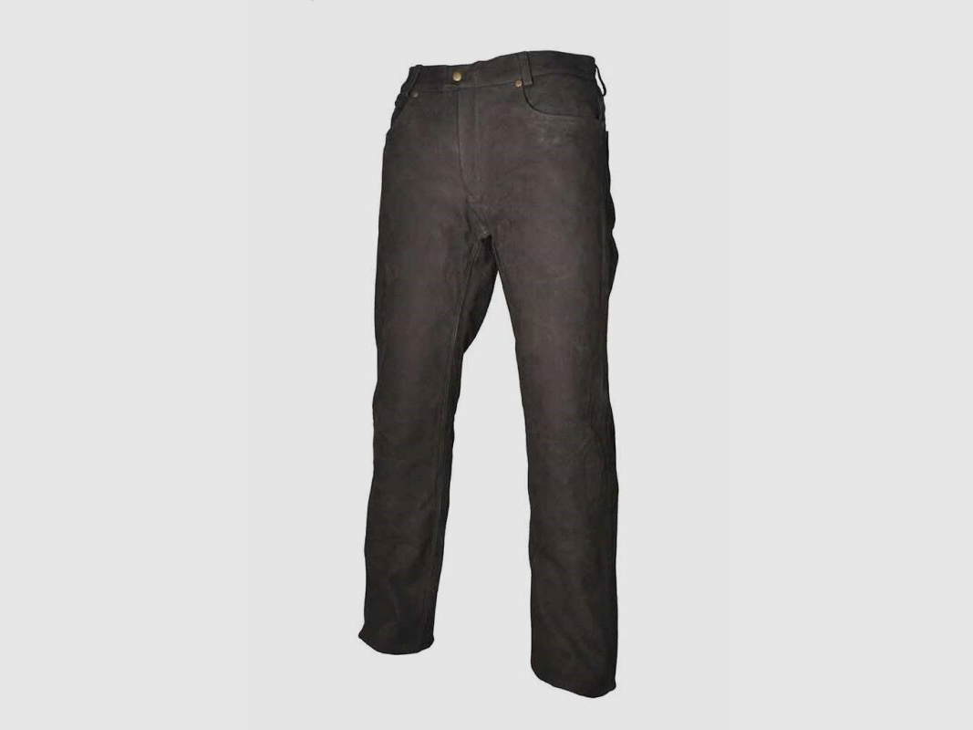 Hubertus Lederhose 5 Pocket braun 38