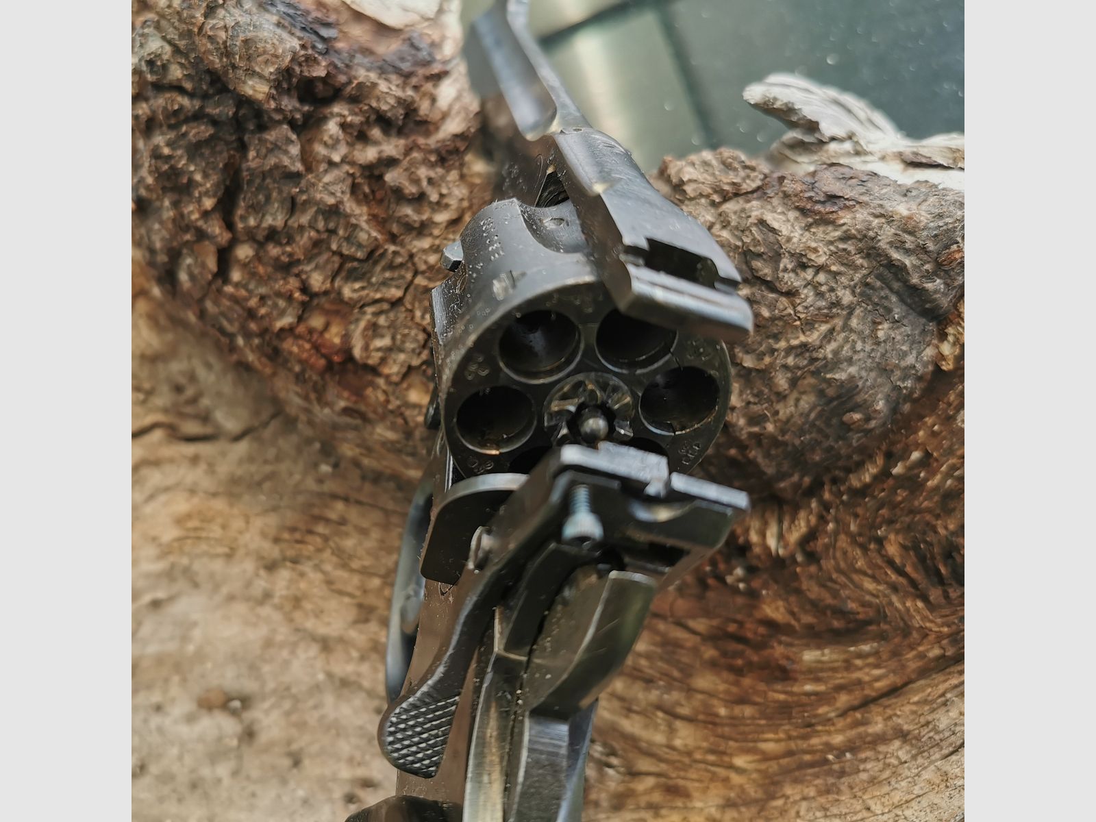 Enfield No.2 MK I WKII 9mm R Knall frei ab 18 Jahre Originale Ganzstahl Revolver Umgebaut mit PtB