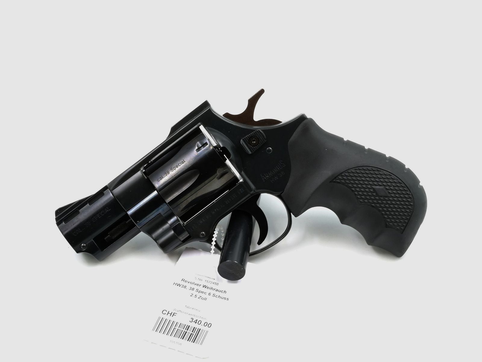 Revolver Weihrauch HW38, .38 Spec., 2.5″ Lauf, Bild 1 von 2