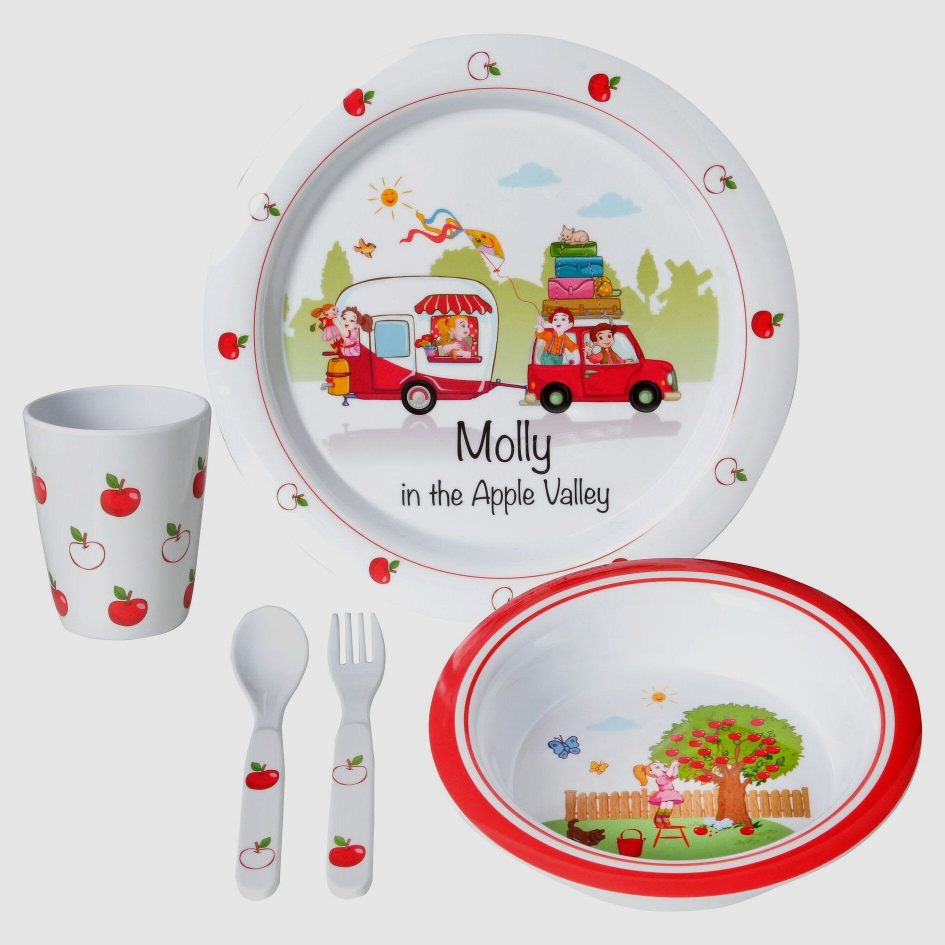 Set di piatti Molly, 5 pezzi