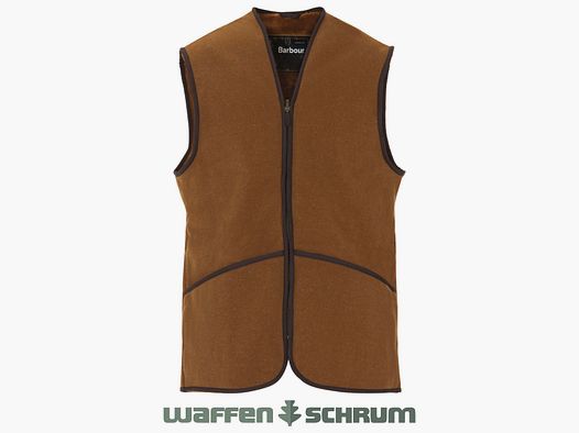 Barbour Zip-In Fleeceweste Warm Pile Brown