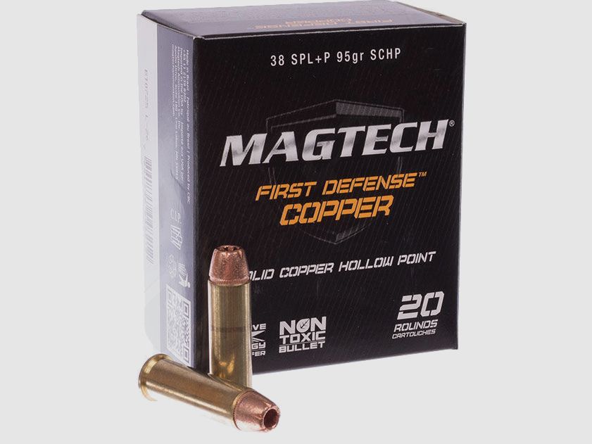 Magtech First Defense Copper – .38Spec. – pack de 20