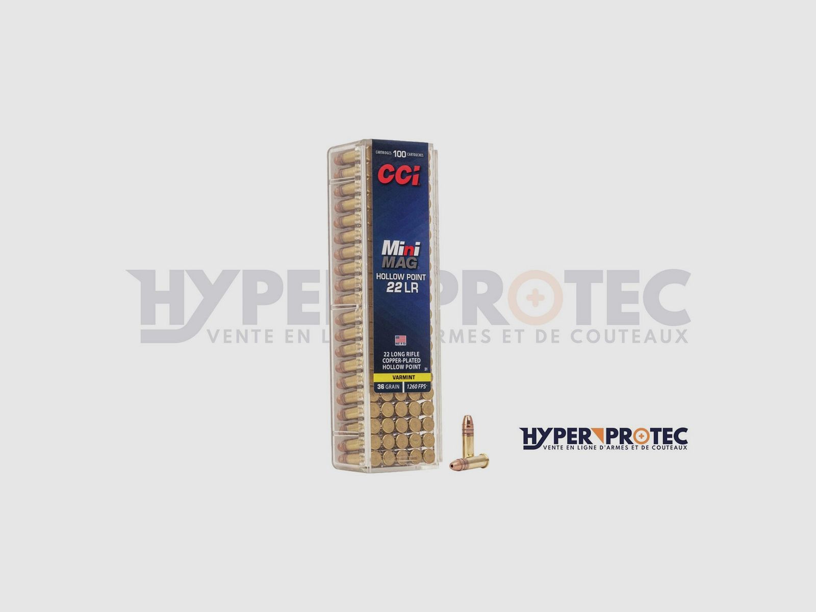 Munition 22LR CCI Mini Mag Hollow Point