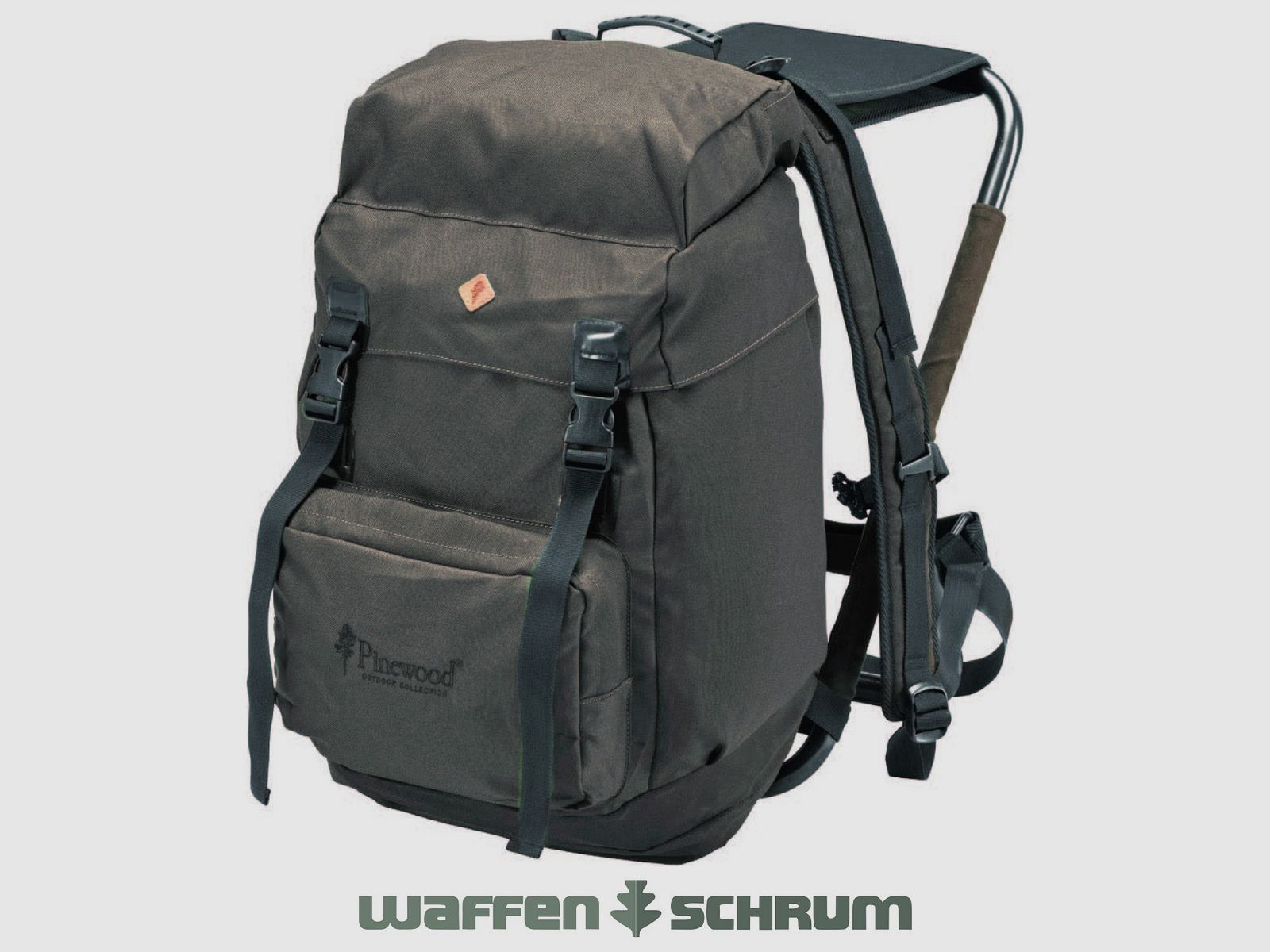 Pinewood Sitzrucksack Suede Braun 35l