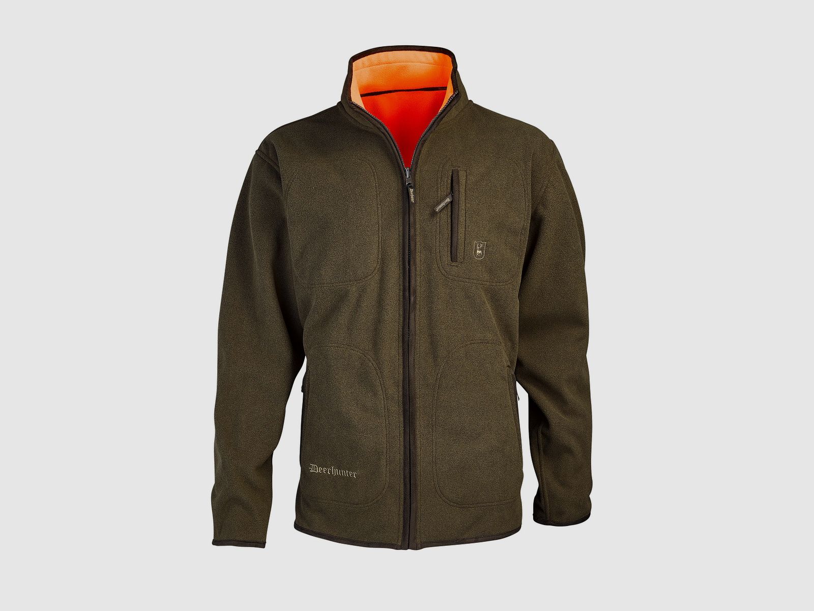 Deerhunter Giacca in Fleece Reversibile da Uomo Gamekeeper