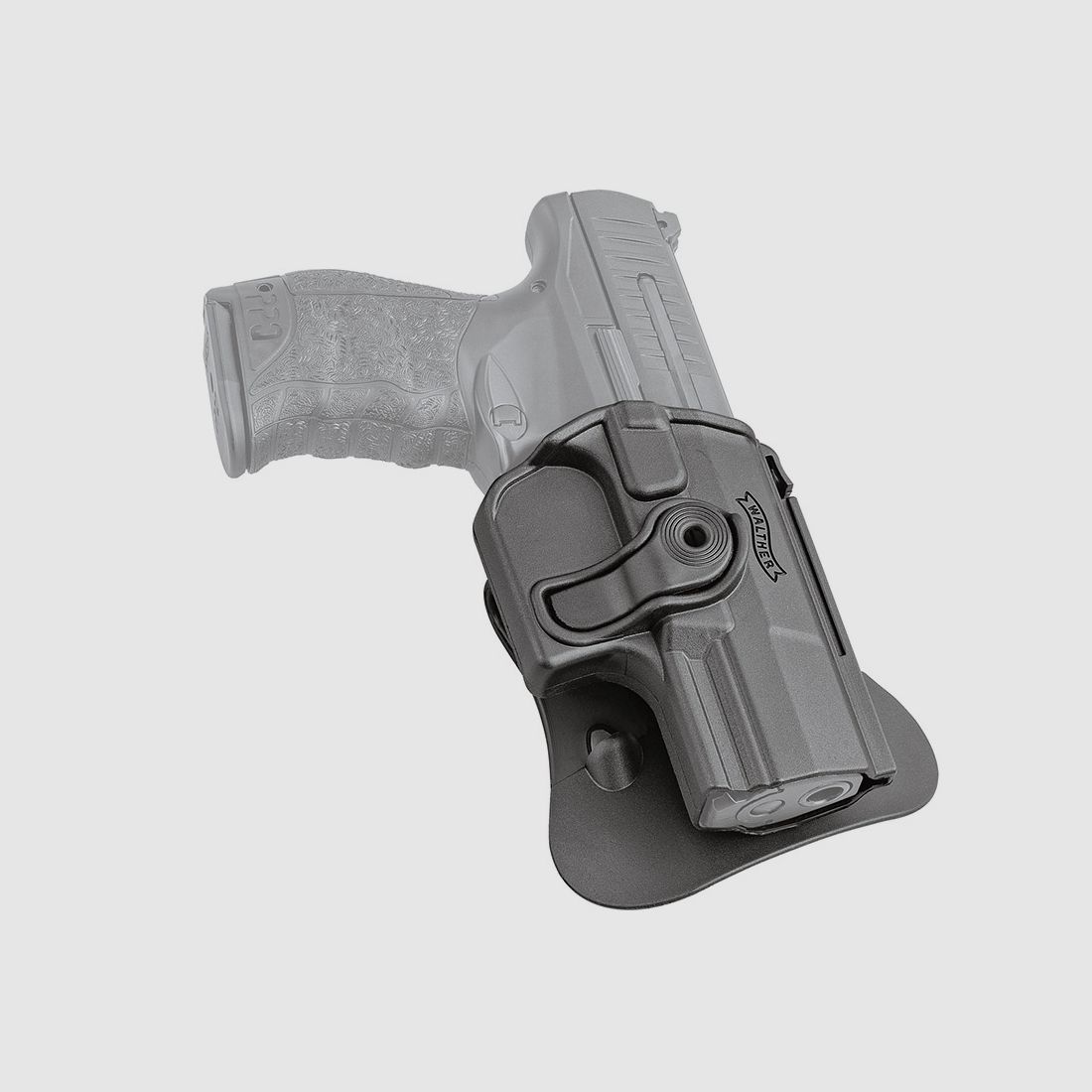 Schnellziehholster Paddel Holster GĂĽrtelholster fĂĽr Walther PPQ P9P Kunststoff schwarz