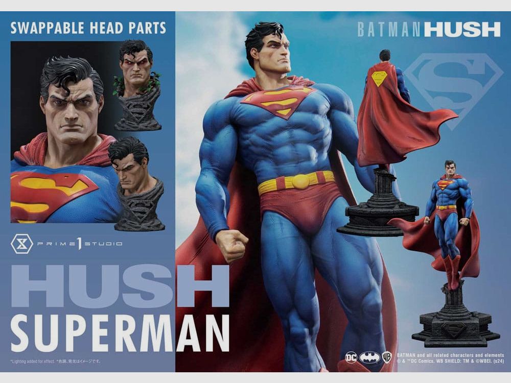 DC Comics Premium Masterline Series Statue 1/4 Batman: Hush (Comic) Superman Bonus Version 77 cm | 43365
