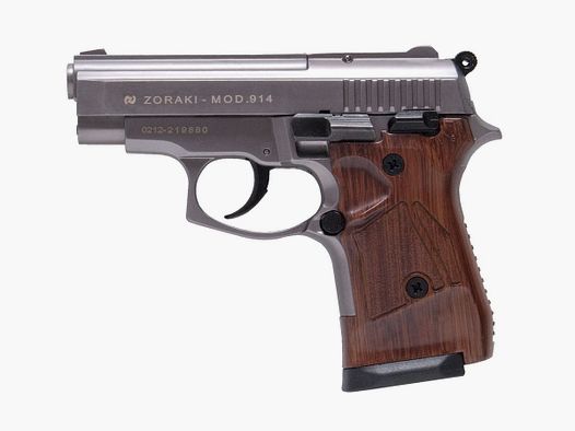 Zoraki 914-P 9mm P.A.K. Titan - con impugnature in legno