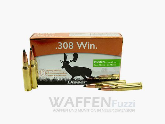 Blaser .308 CDC 160g. 20 strzałów