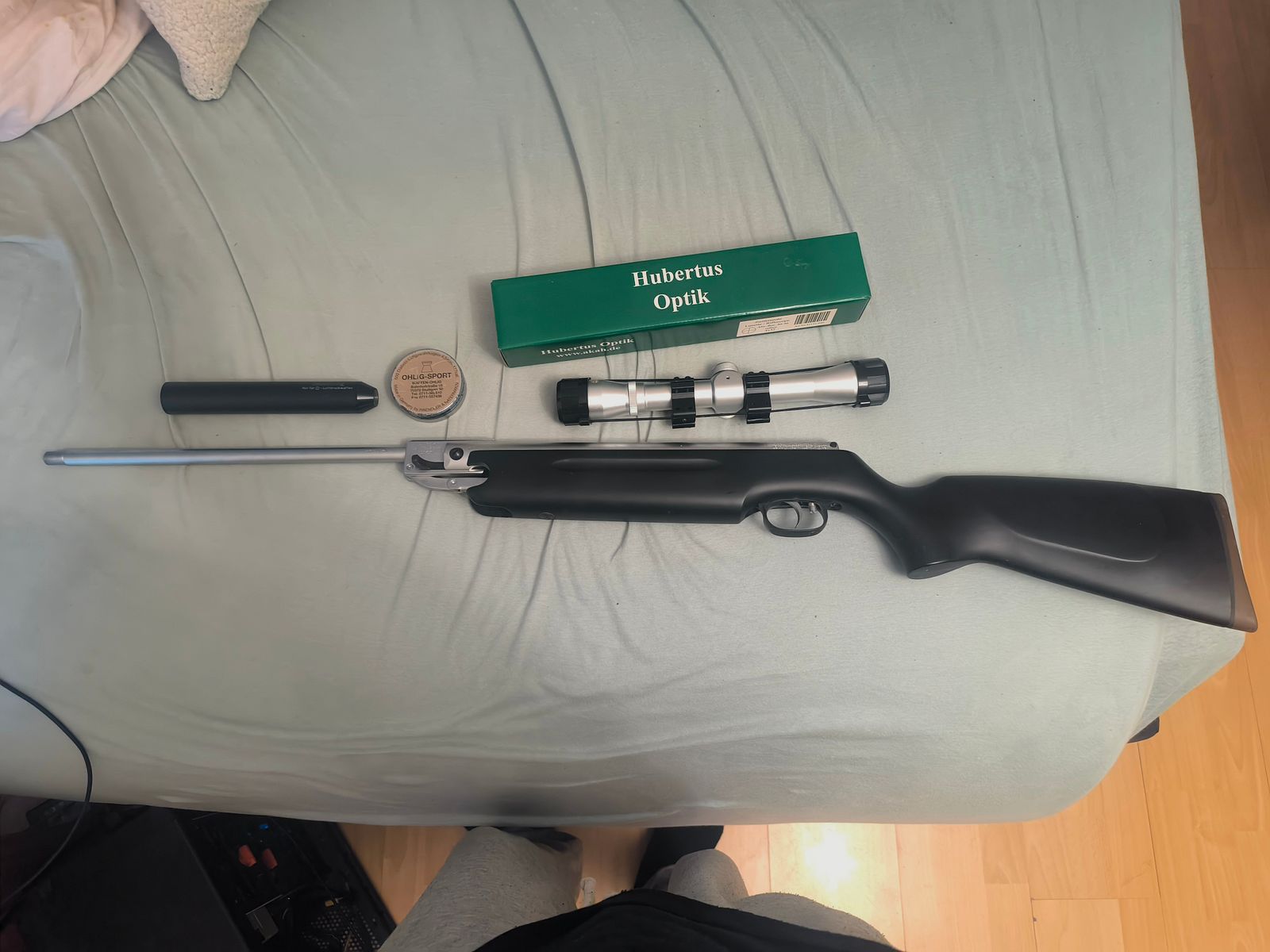 Luftgewehr Weihrauch HW 35 K · .177 / 4,5 mm · guter Zustand + Zubehör