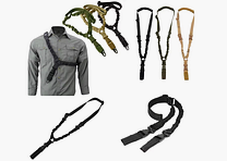 Cinghia tattica, cinghia bungee, cinghia a 1 punto, sling a punto singolo con moschettone in metallo