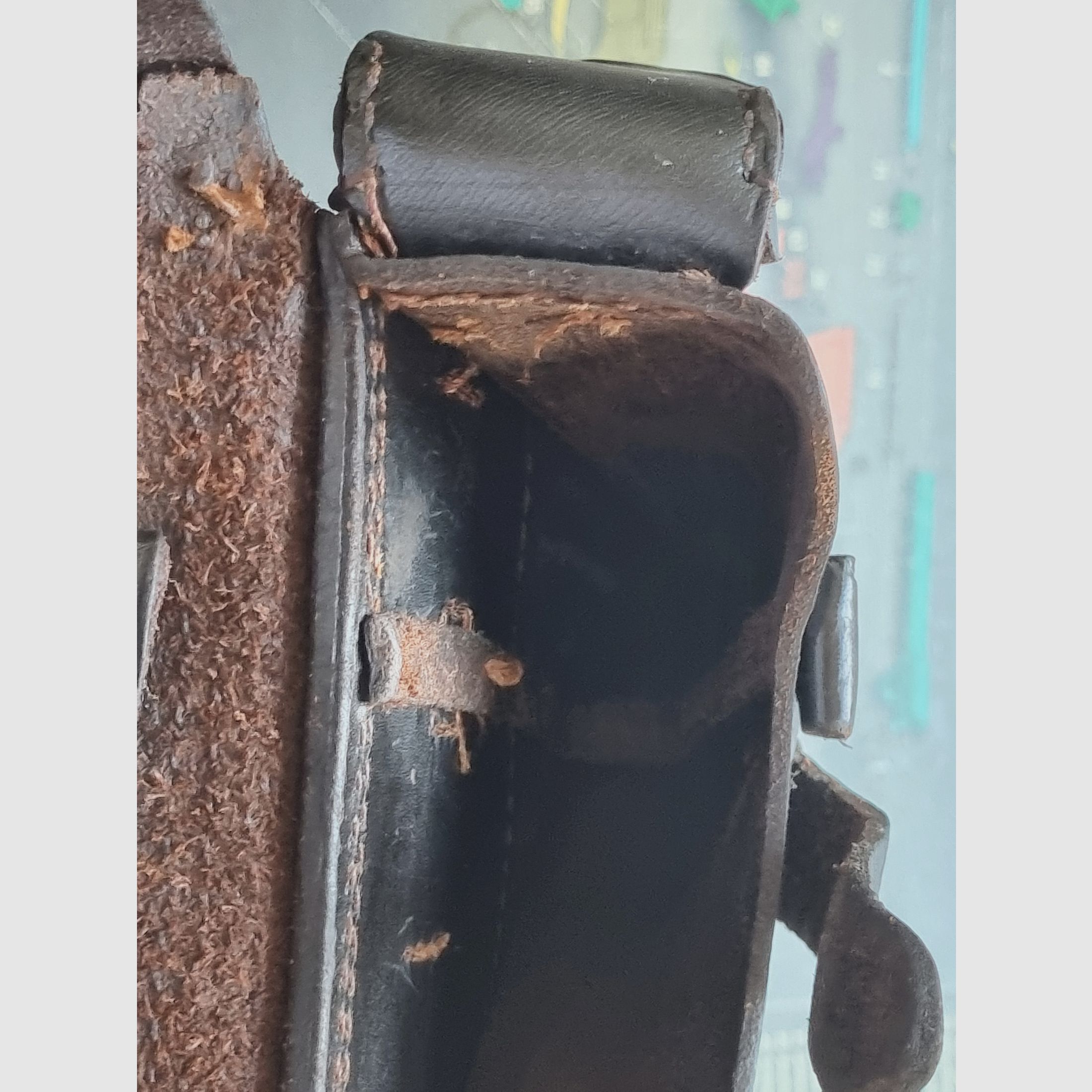 1915 DWM P08 Artillery Leather Holster by Steinmetz Breslau (B.A.X.) / Price is negotiable