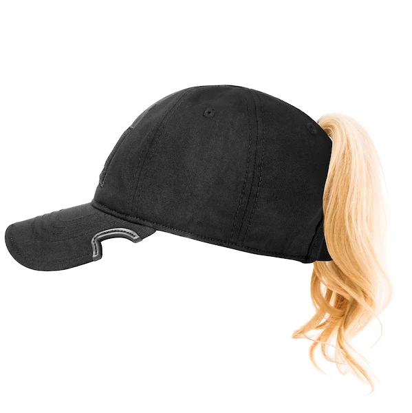 Notch Casquette operator noire réglable avec ouverture pour queue de cheval Terra/Aviator Notch / Taille unique, image 4 sur 6