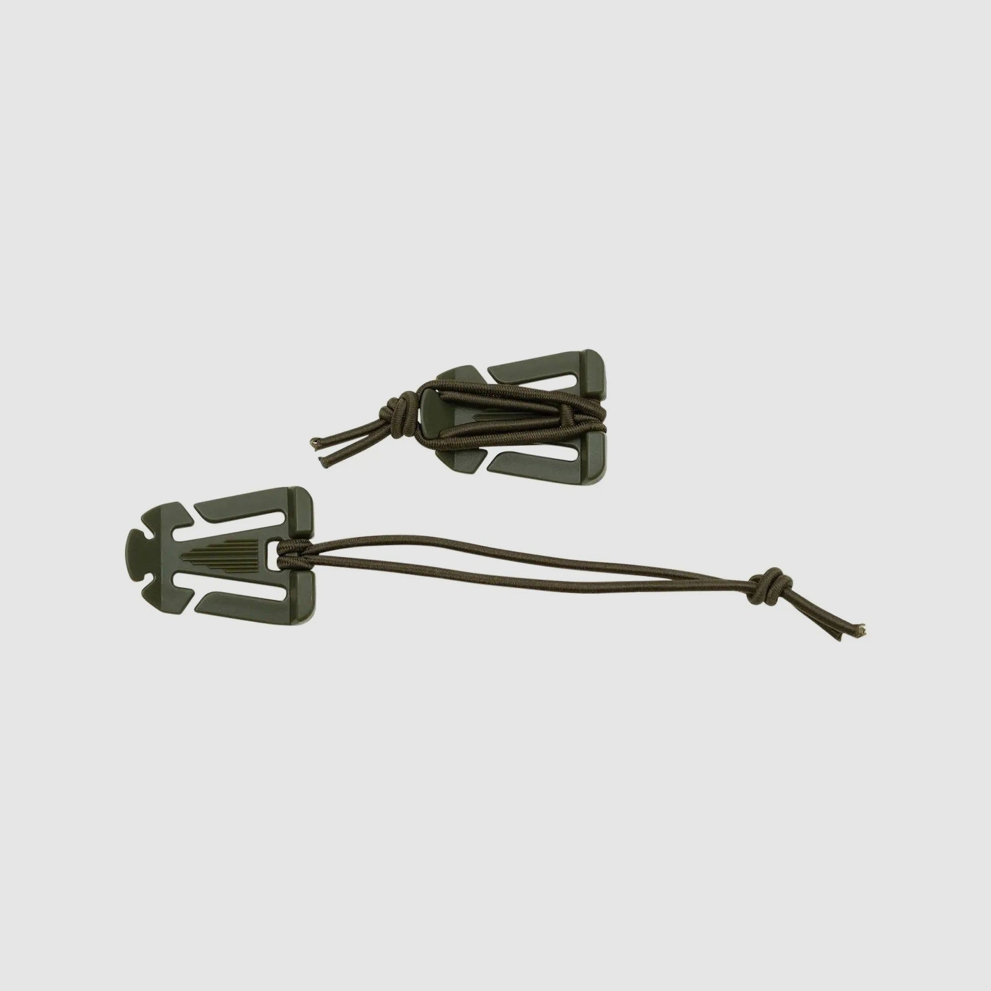 MFH MFH Clip mit Gummiband Molle 2er Pack oliv