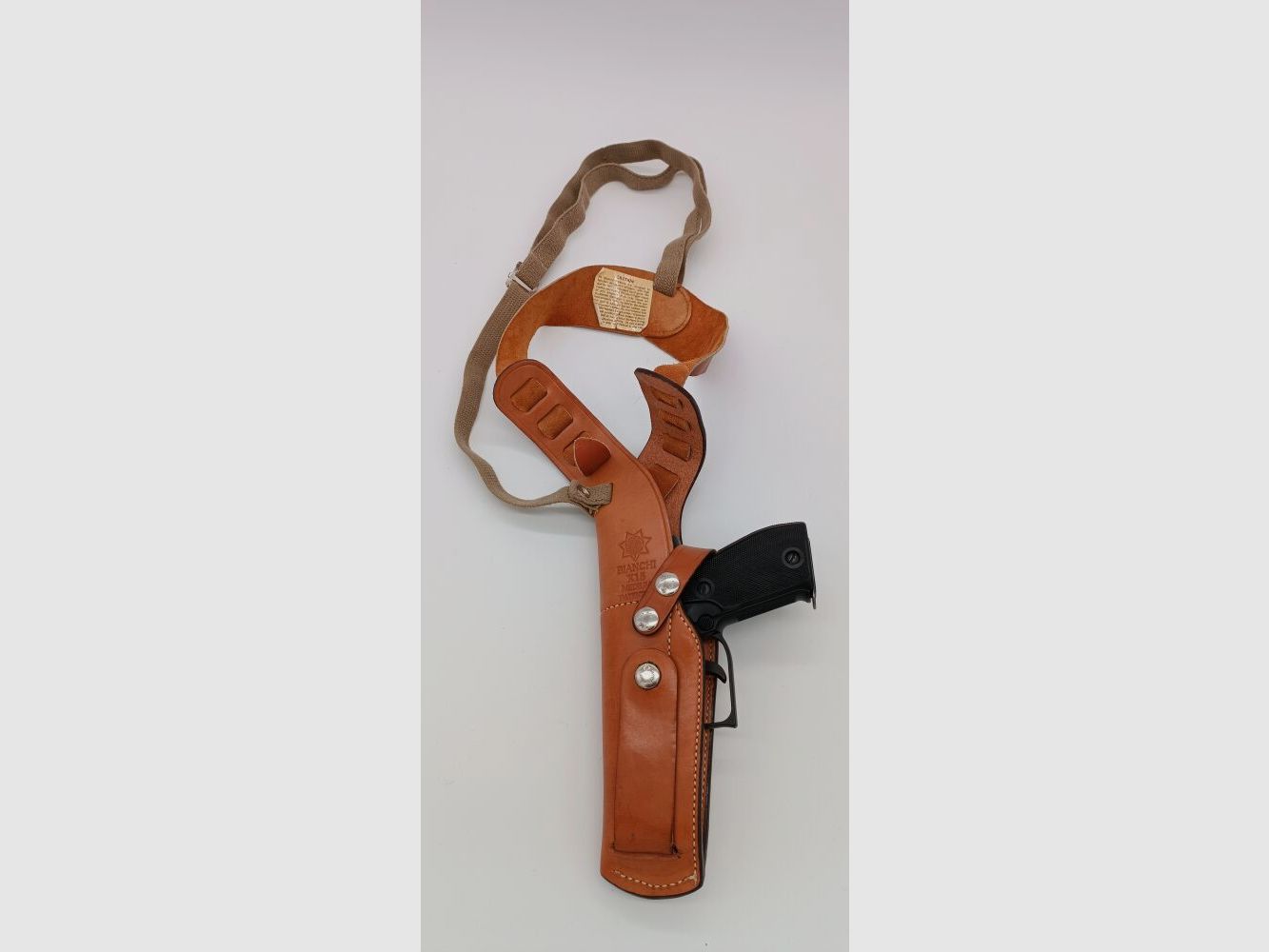 Skórzany holster na ramię Bianchi dla Sig P225 Bianchi X15 używany