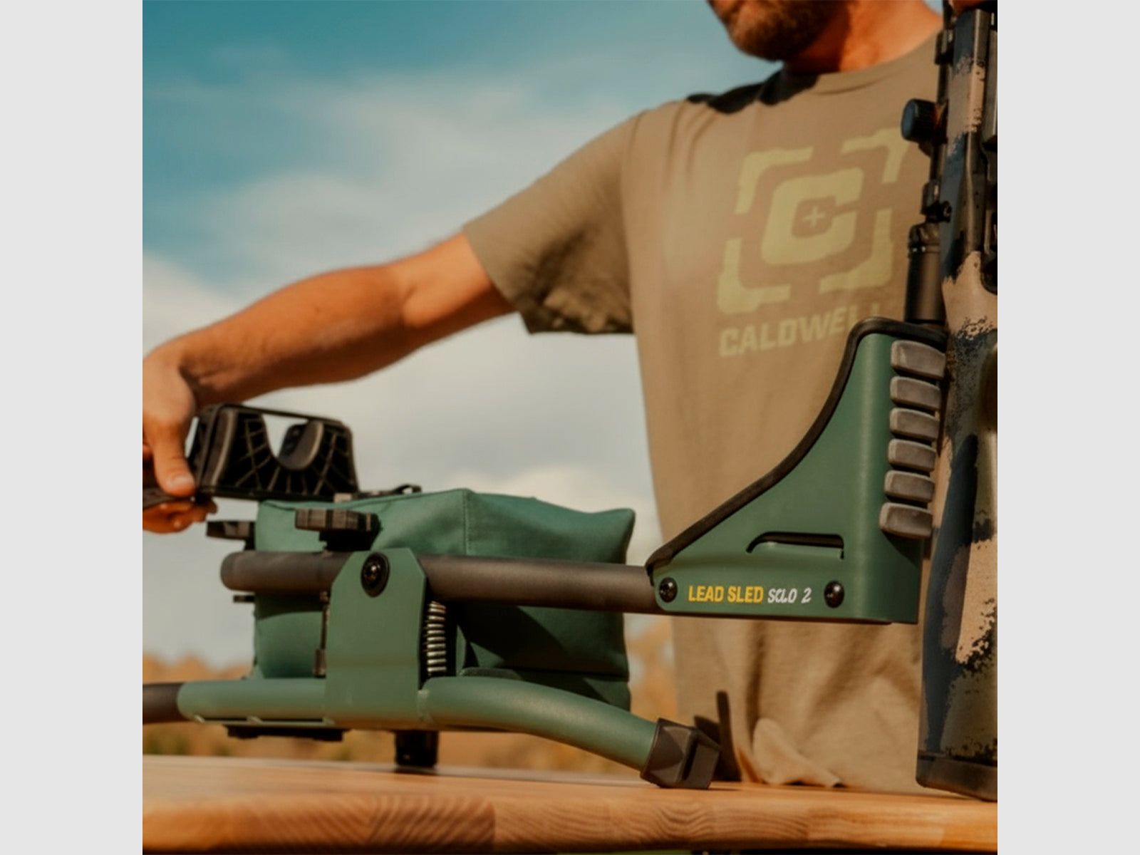 Soporte para rifle Caldwell Lead Sled Solo 2, imagen 3 de 3