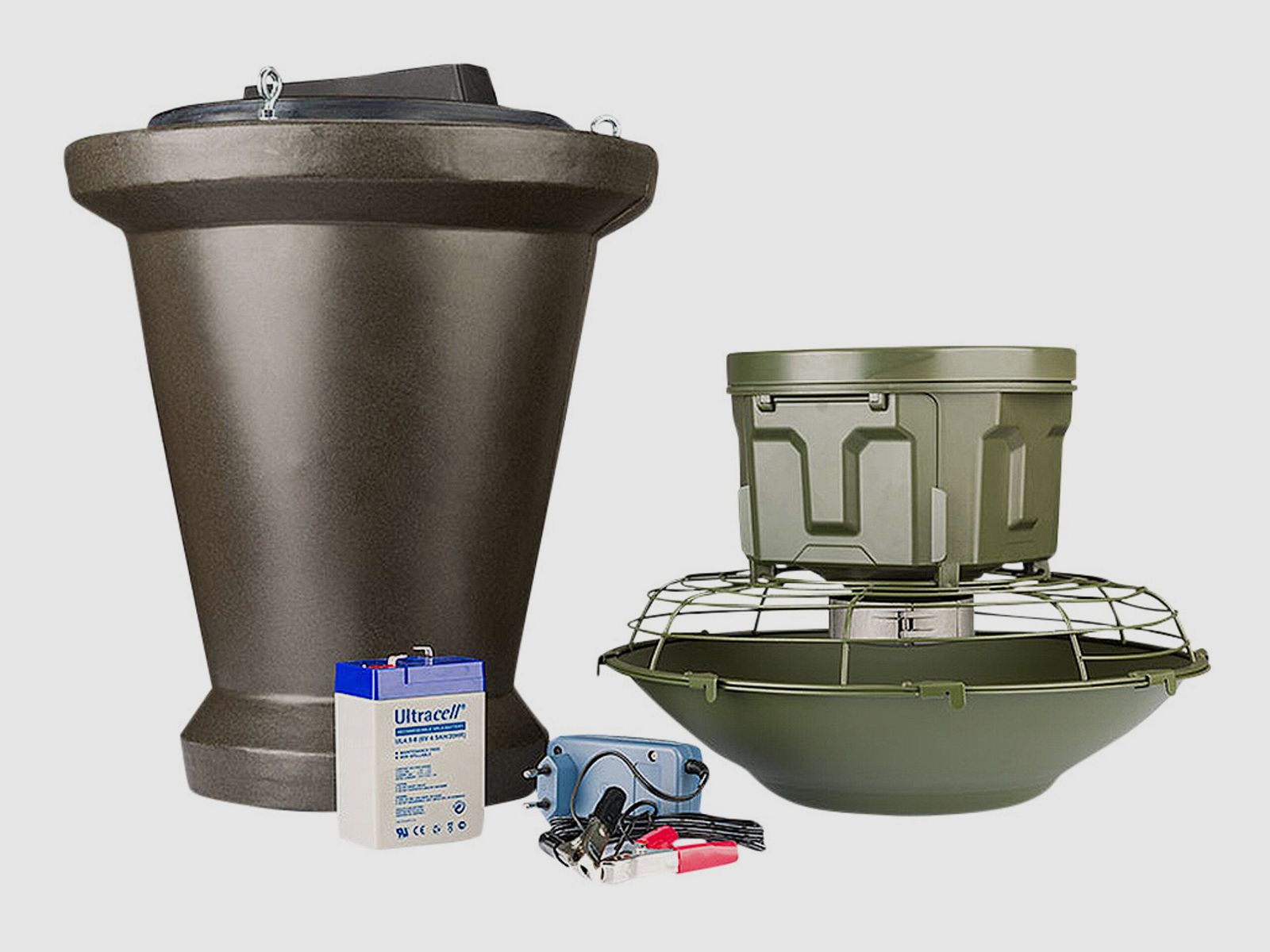 Eurohunt Dispensador de Alimentos Conjunto Completo V2