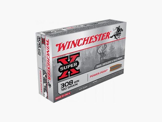 WINCHESTER 308Win POWER POINT 180gr X20