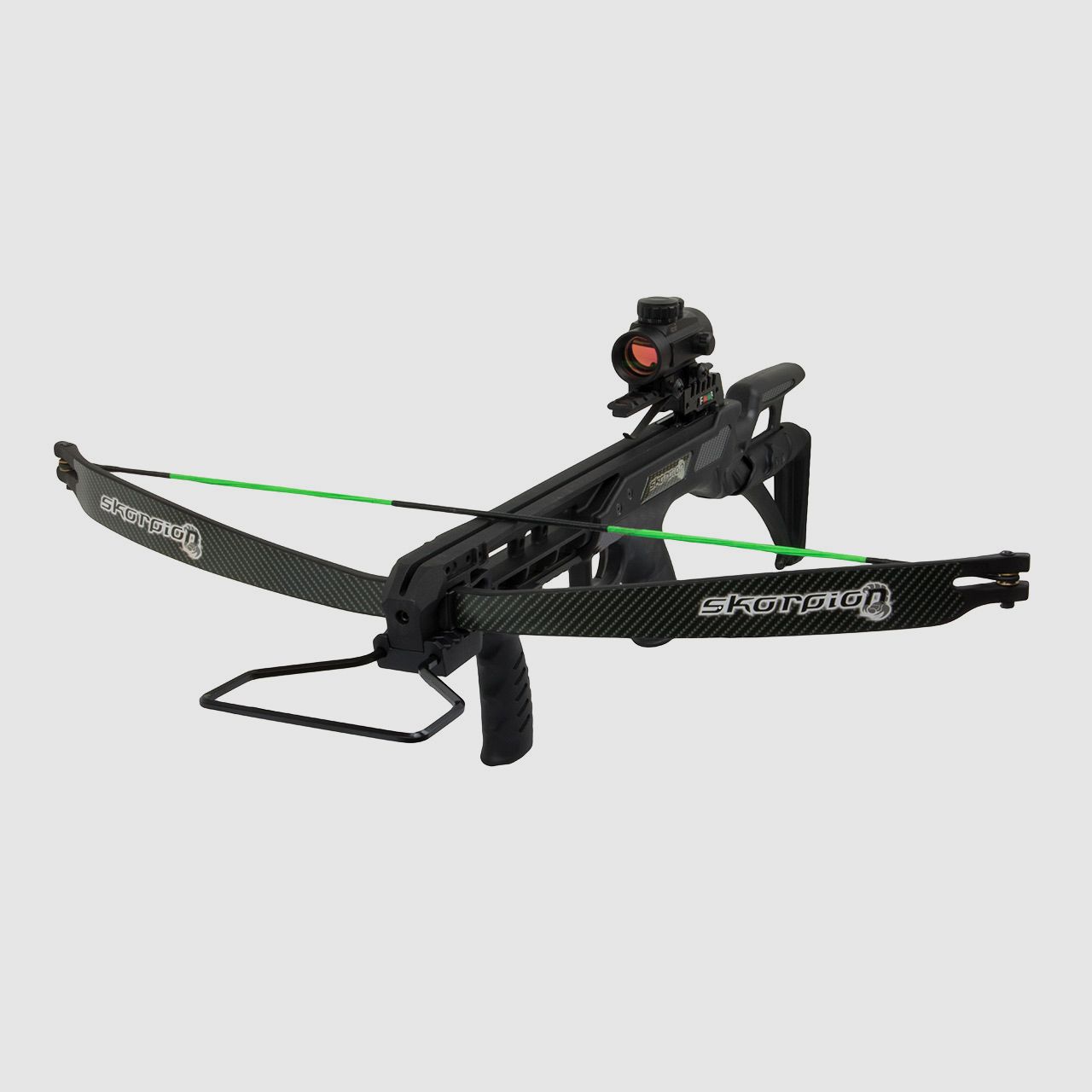 Recurve Armbrust Skorpion  XBH Tactical 175 lbs inklusive Red Dot und ZubehĂ¶r (P18)
