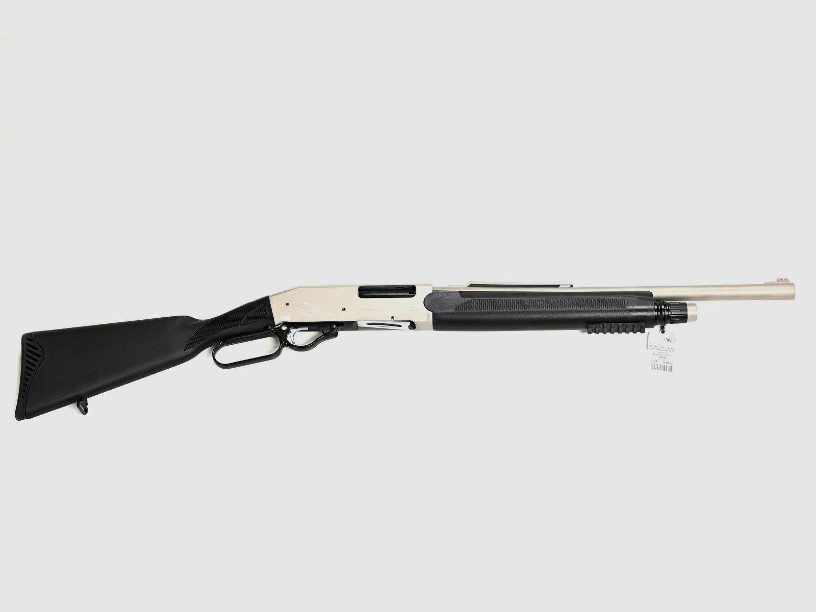 UH Repetitiegeweer Adelaar, Mod. A-110AW, nikkel, 12/76, 20" loop, 5 schoten, synthetische kolf