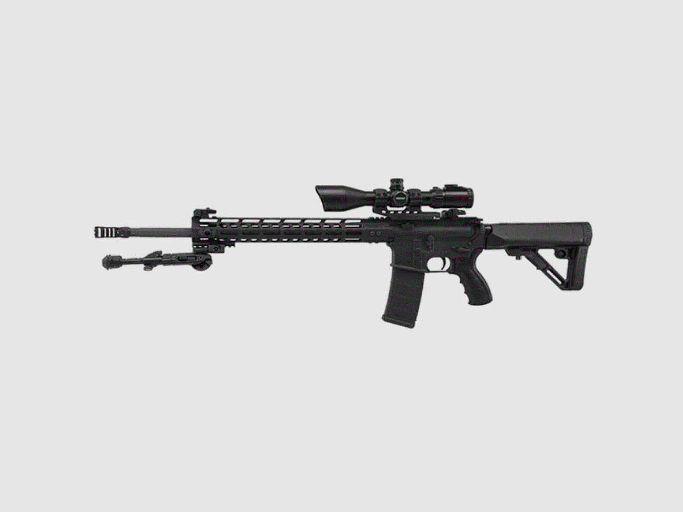 UTG AR15 Muzzle Brake, .223/5.56, 1/2″X28, 2.25″ Length