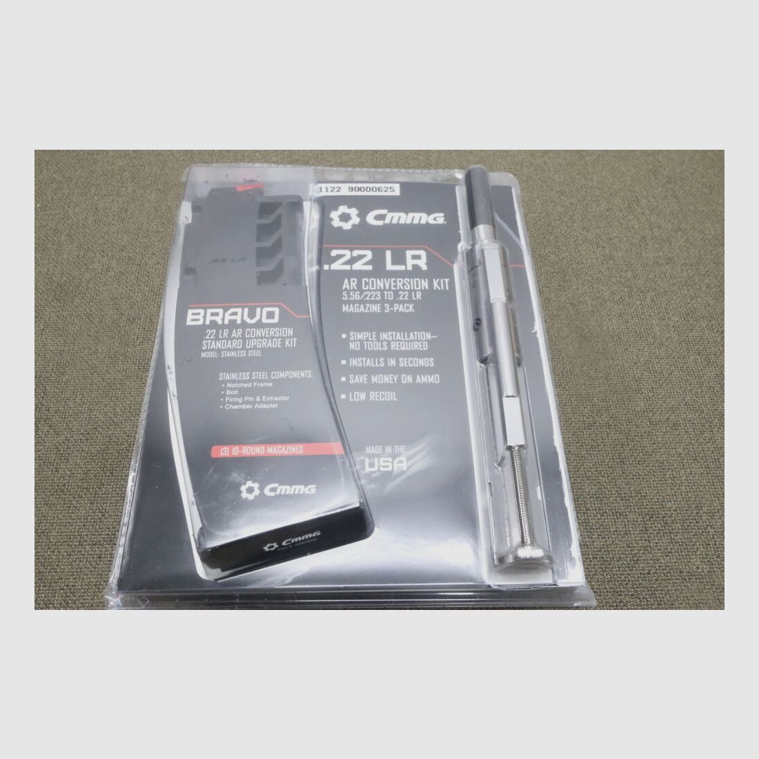CMMG AR15 sistema di inserimento AR15 sistema di inserimento .22lr +3 caricatori 10 colpi