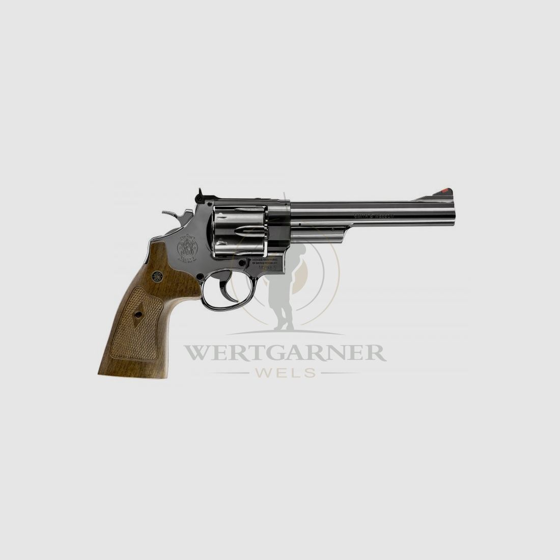 Smith & Wesson M29 6,52 4,5mm Diabolo lucido bluato, immagine 3 di 3