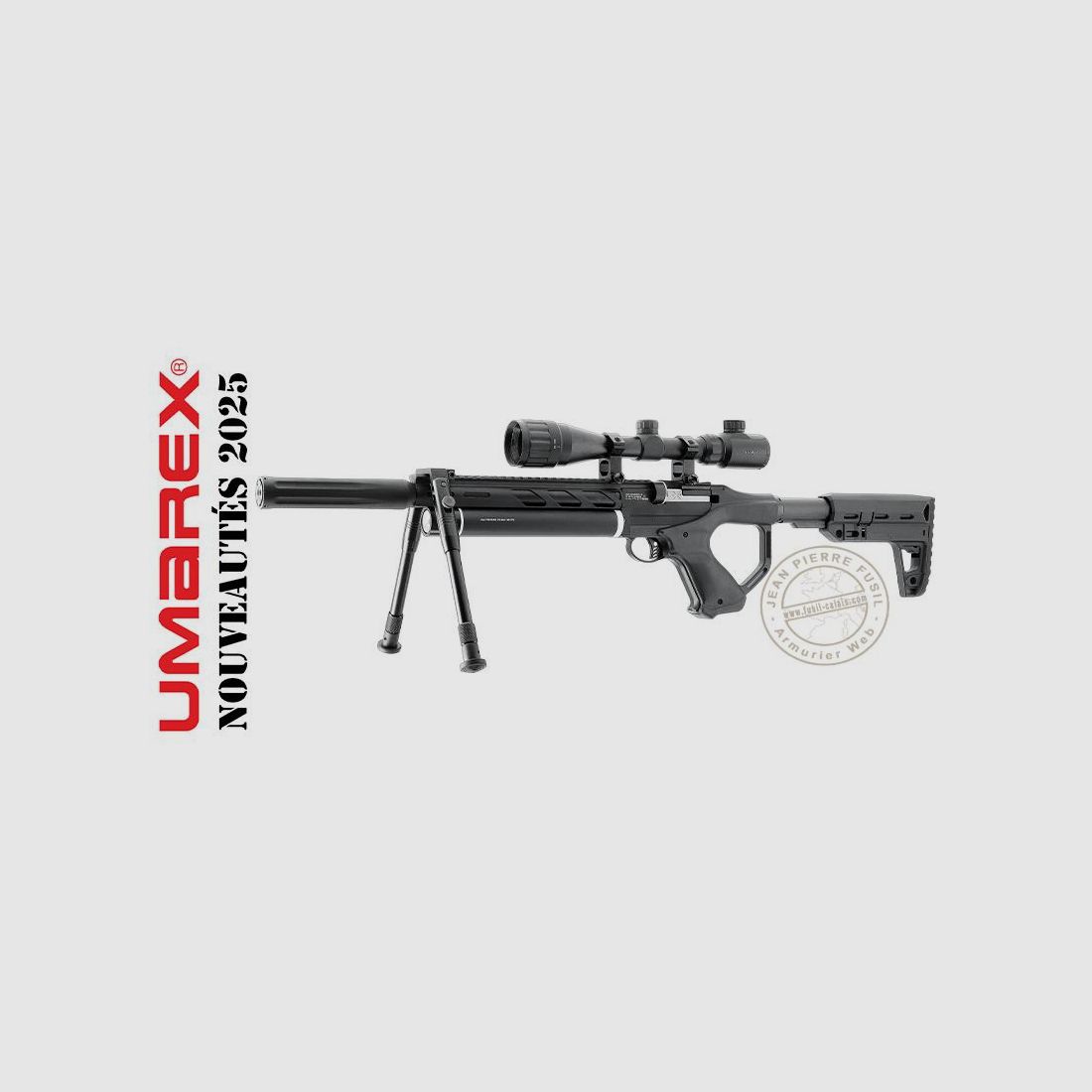 Fucile PCP modulare UX Notos (16 joule) + Cannocchiale 3-9 x 40, immagine 8 di 8