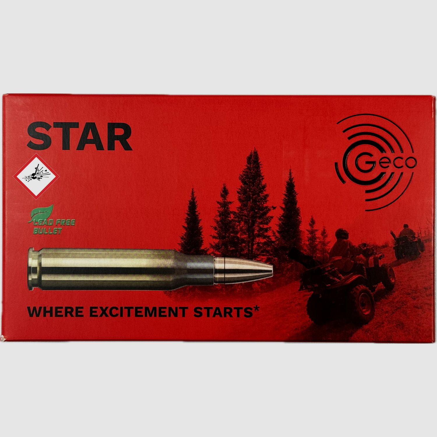 Geco Star Jagdpatrone Kal. .308 Win 10,7g 165grs