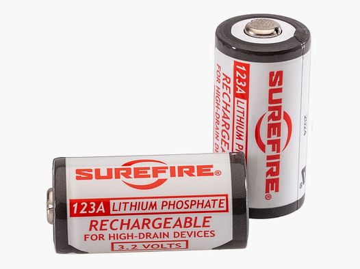 SureFire – Batterien / Wiederaufladbar / Mod. SFLFP123-KIT