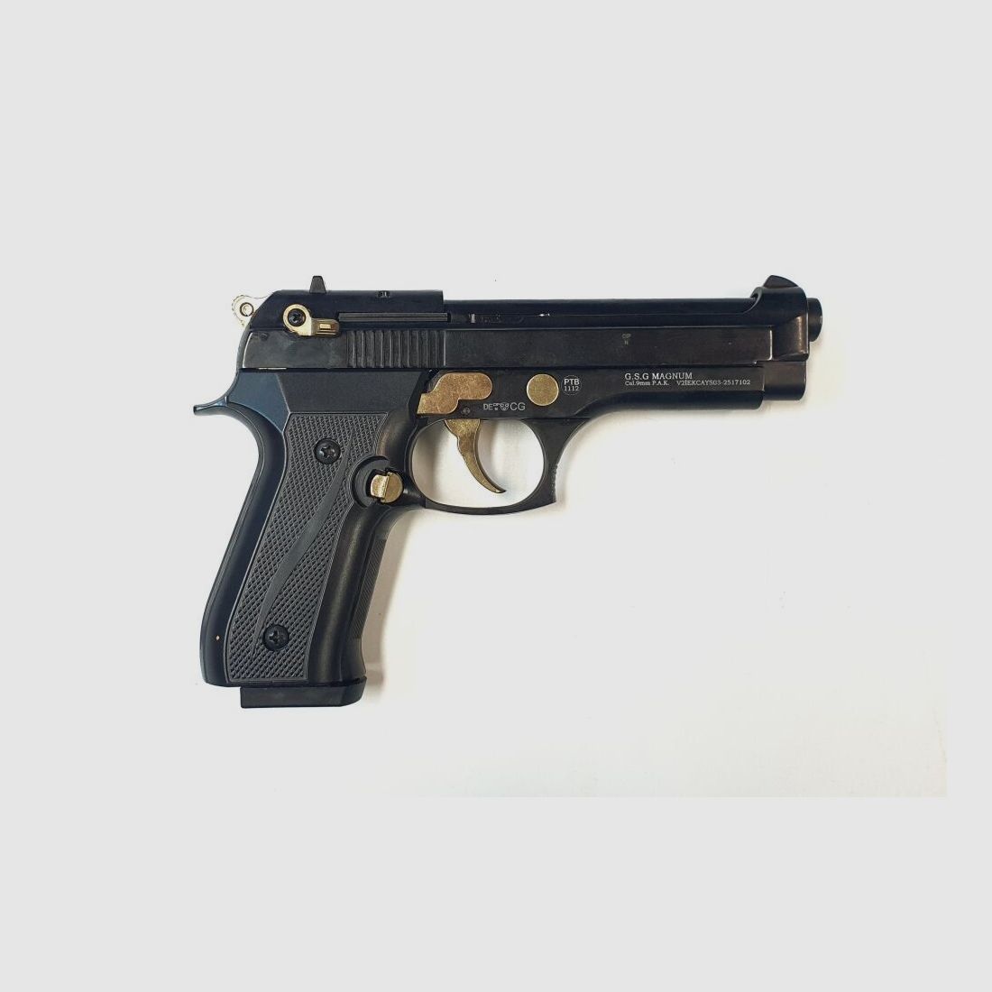 Ekol Schreckschusspistole Ekol Firat Magnum Schwarz Gold - 9mm P.A.K. - Gebraucht, Bild 1 von 10