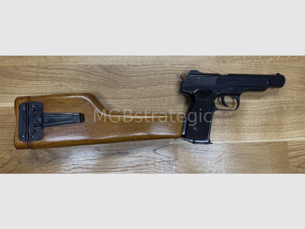 Stetschkin APS - halbautom. Pistole 9mm Makarov mit Schaft