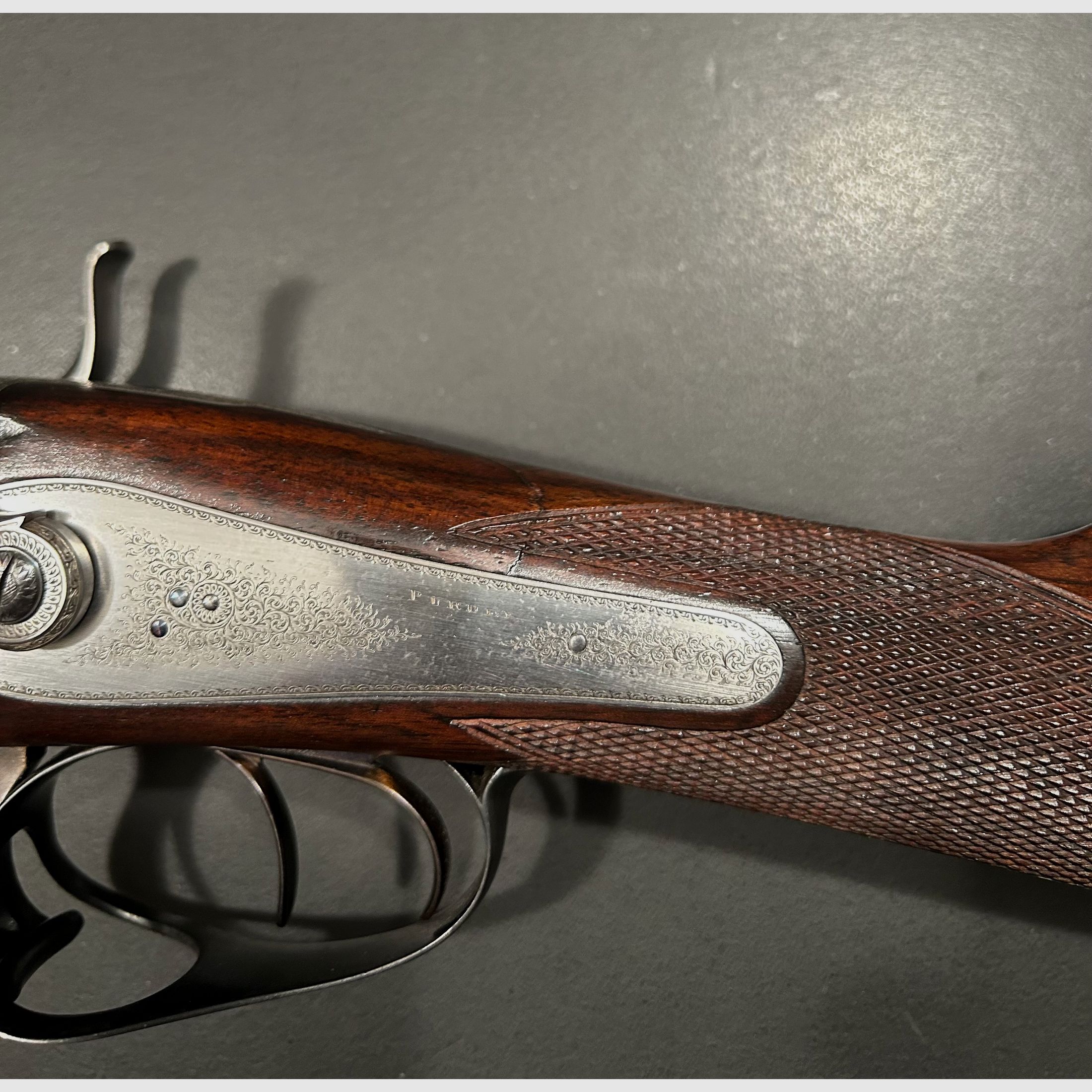 Purdey & Son strzelba podwójna 12/65 - historyczna broń myśliwska