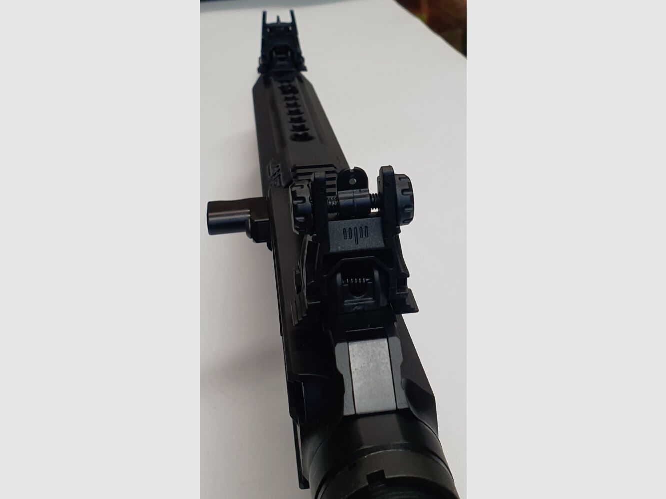 GWMH AG Semi-Automatic Rifle GWMH SPC-SPORTER A5 17" (SWISS PISTOL CARBINE) BLACK Cal.9x19 AR15 Glock Magazine