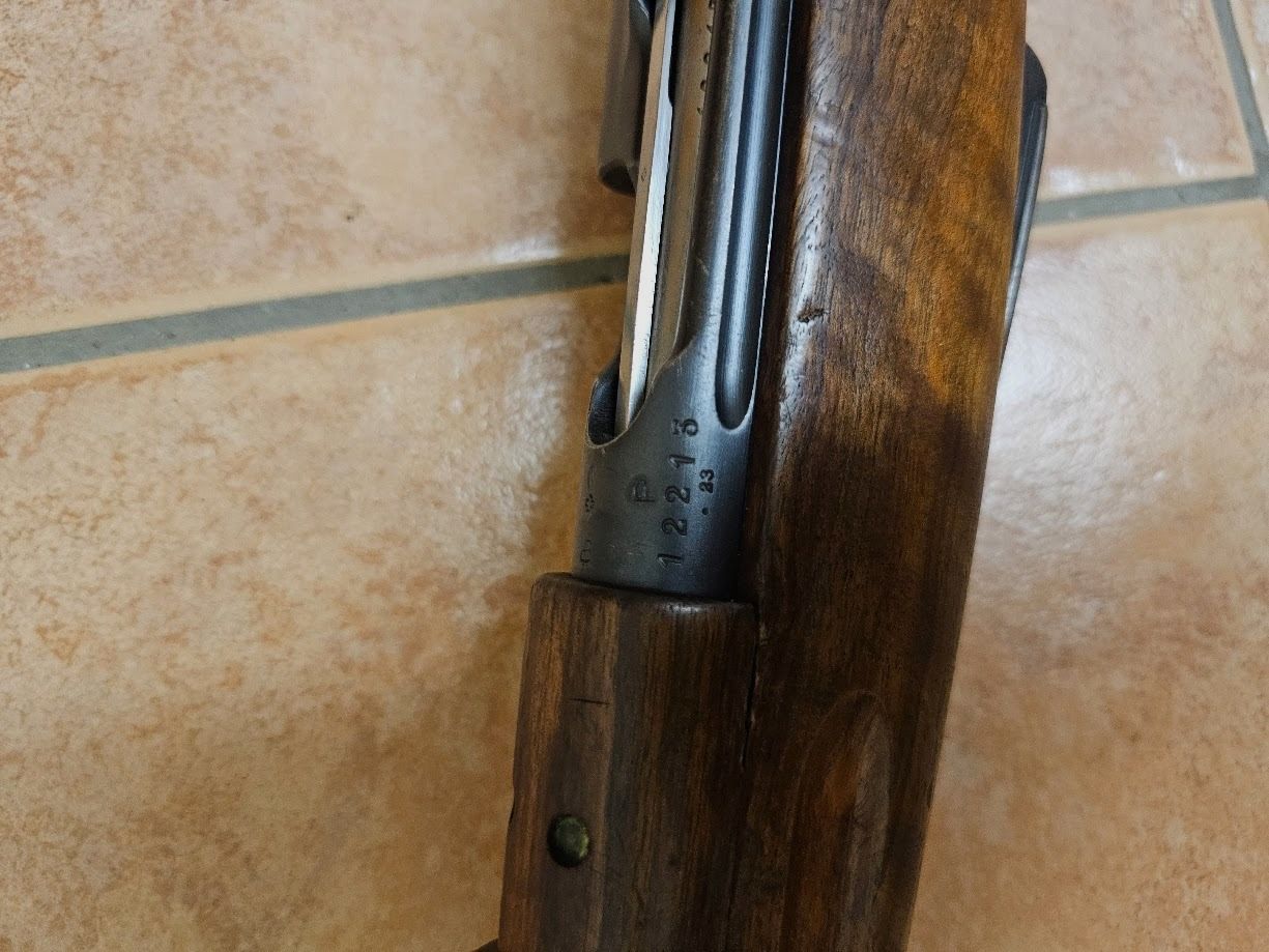 Steyr Mannlicher M95 8x56 – Historical repeating rifle with straight pull bolt, very good condition from estate.