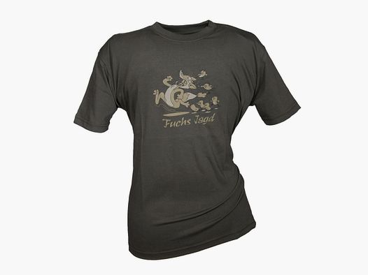Hubertus T-Shirt Fuchsjagd oliv