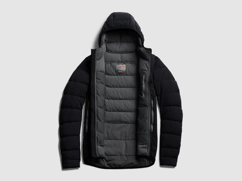 Chaqueta de plumón con capucha Kelvin Lite Down Jacket Black - Solids, imagen 6 de 6