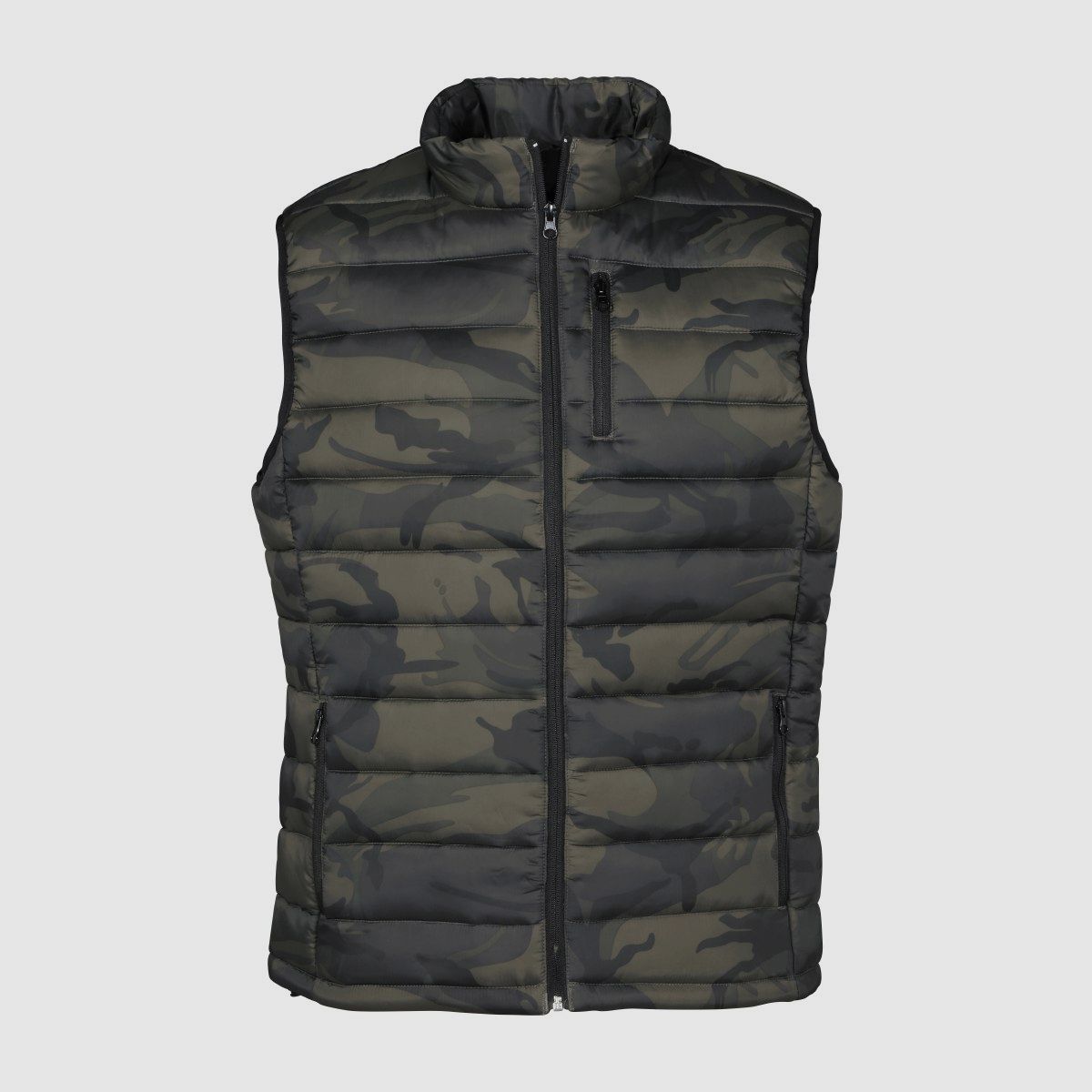 Percussion Steppweste Camo Trek Camo Khaki