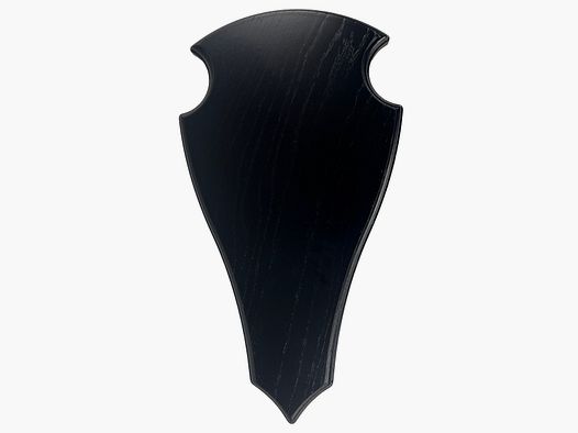 Scudo trofeo cervo maschio 38x20 scuro appuntito