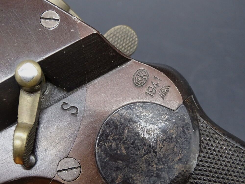 Emil Eckoldt EcKo Pistola a doppia canna L Luftwaffe 1941 Calibro 4 Pistola a doppia canna